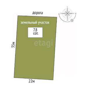 Дача 96м², 2-этажный, участок 8 сот.