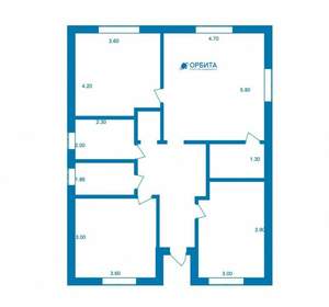 Дом 100м², 2-этажный, участок 0 сот.