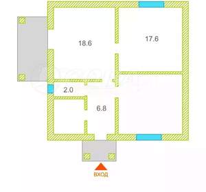 Дом 75м², 1-этажный, участок 5 сот.