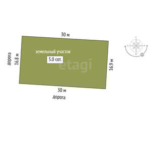 Дом 100м², 1-этажный, участок 5 сот.