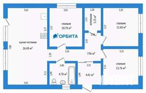 Дача 80м², 2-этажный, участок 5 сот.