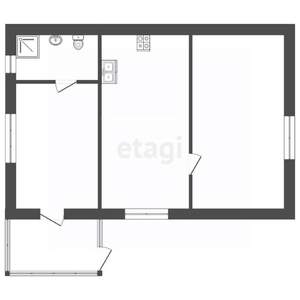 Дом 36м², 1-этажный, участок 7 сот.