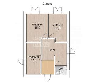 Дом 118м², 2-этажный, участок 12 сот.