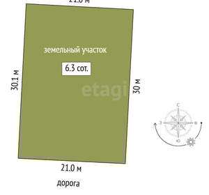 Дом 100м², 1-этажный, участок 6 сот.