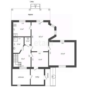 Дача 105м², 2-этажный, участок 7 сот.