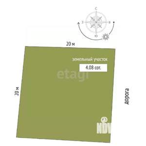 Дом 90м², 2-этажный, участок 4 сот.