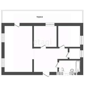 Дом 66м², 1-этажный, участок 9 сот.