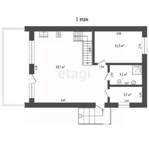 Дом 120м², 2-этажный, участок 10 сот.