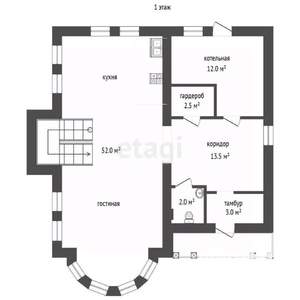 Дом 157м², 2-этажный, участок 9 сот.