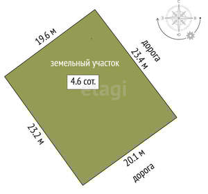 Дом 50м², 2-этажный, участок 4 сот.