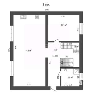 Дом 212м², 3-этажный, участок 8 сот.
