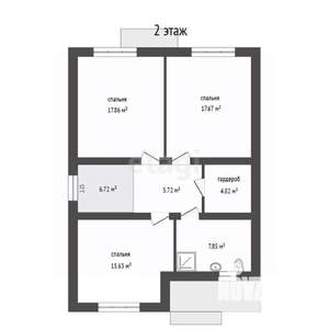 Дом 158м², 2-этажный, участок 10 сот.