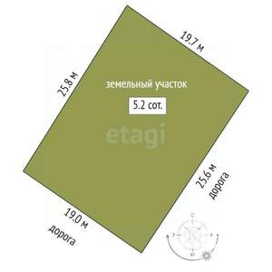 Дом 30м², 2-этажный, участок 5 сот.