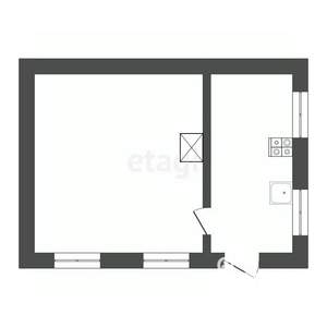 Дом 35м², 1-этажный, участок 8 сот.