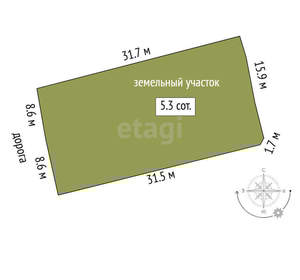 Дом 92м², 2-этажный, участок 5 сот.