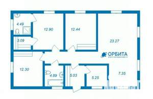 Дом 94м², 2-этажный, участок 6 сот.