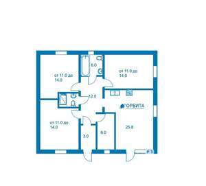 Дом 120м², 2-этажный, участок 5 сот.