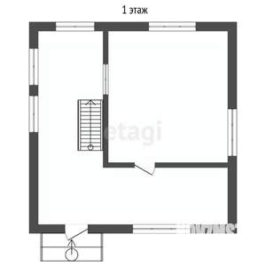 Дом 48м², 2-этажный, участок 6 сот.