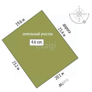 Дом 50м², 2-этажный, участок 4 сот.