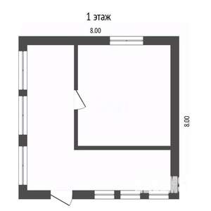 Дача 60м², 2-этажный, участок 6 сот.