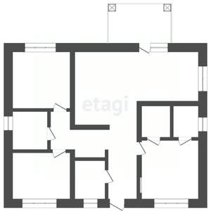 Дом 113м², 1-этажный, участок 5 сот.