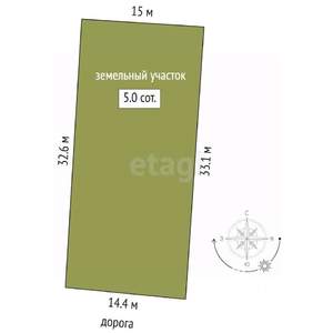 Дом 89м², 1-этажный, участок 5 сот.