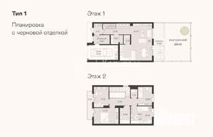 Таунхаус 145м², 2-этажный, участок 3 сот.