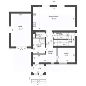 Дом 149м², 2-этажный, участок 10 сот.