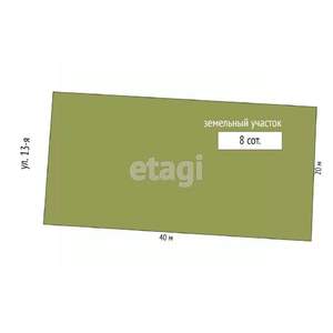 Дом 65м², 2-этажный, участок 8 сот.