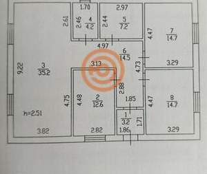 Дом 106м², 1-этажный, участок 10 сот.
