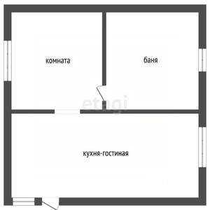 Дом 50м², 1-этажный, участок 8 сот.