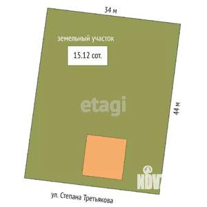 Дом 223м², 2-этажный, участок 15 сот.