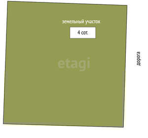 Дом 100м², 1-этажный, участок 4 сот.