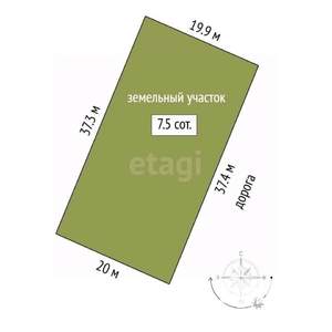 Дом 70м², 1-этажный, участок 8 сот.