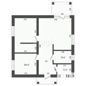 Дача 79м², 1-этажный, участок 10 сот.