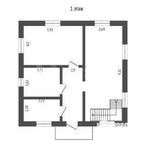 Коттедж 200м², 2-этажный, участок 5 сот.