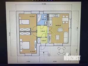 Дом 65м², 1-этажный, участок 5 сот.