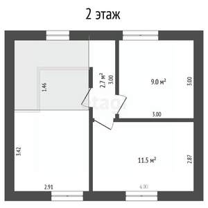 Дача 80м², 2-этажный, участок 6 сот.