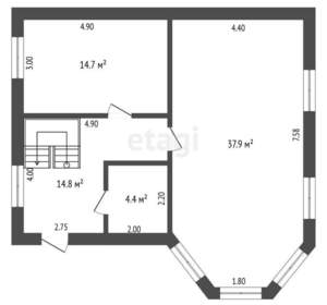 Дом 144м², 2-этажный, участок 6 сот.