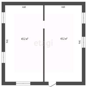 Дом 86м², 1-этажный, участок 4 сот.