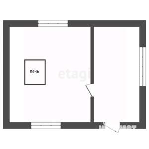 Дом 19м², 1-этажный, участок 12 сот.