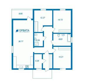 Дача 105м², 2-этажный, участок 5 сот.