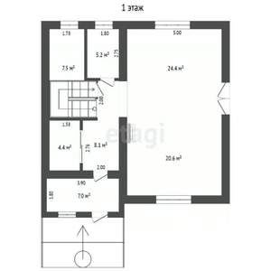 Дом 144м², 2-этажный, участок 12 сот.