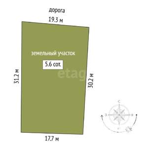 Дом 100м², 1-этажный, участок 6 сот.