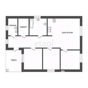 Дом 100м², 1-этажный, участок 5 сот.