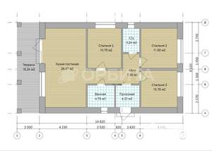 Дом 100м², 2-этажный, участок 5 сот.