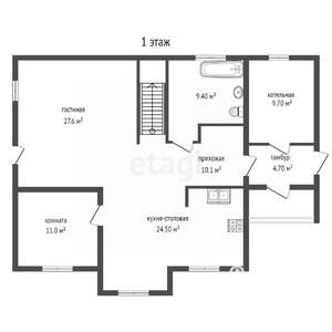 Дом 160м², 2-этажный, участок 8 сот.
