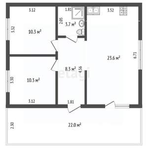 Дом 501м², 1-этажный, участок 5 сот.