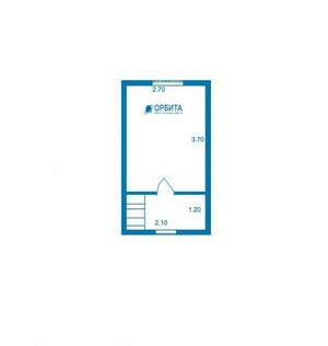 Дом 34м², 2-этажный, участок 0 сот.