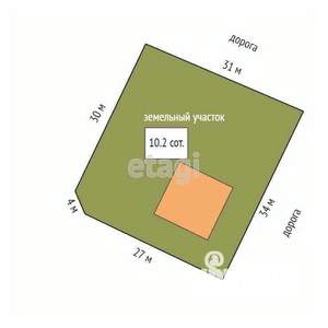 Дом 287м², 2-этажный, участок 10 сот.